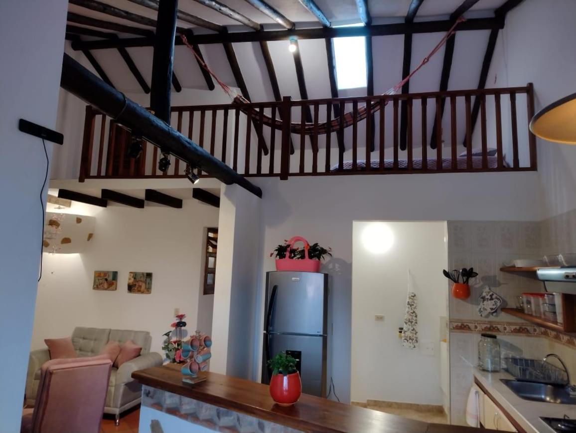 Apartamento Balcones De La Villa 2 Villa de Leyva Buitenkant foto